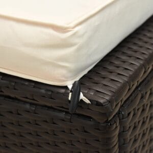 Outsunny Rattan Lounger Set 3pc