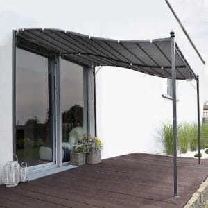 Outsunny Wall Awning Canopy 3 x 3m