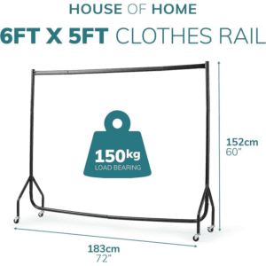 Direct Online Houseware Tall Clothes Rail