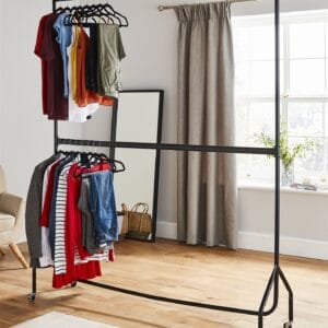 Clothes Rail Two tier quality heavy duty