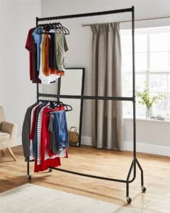 Clothes Rail Two tier quality heavy duty