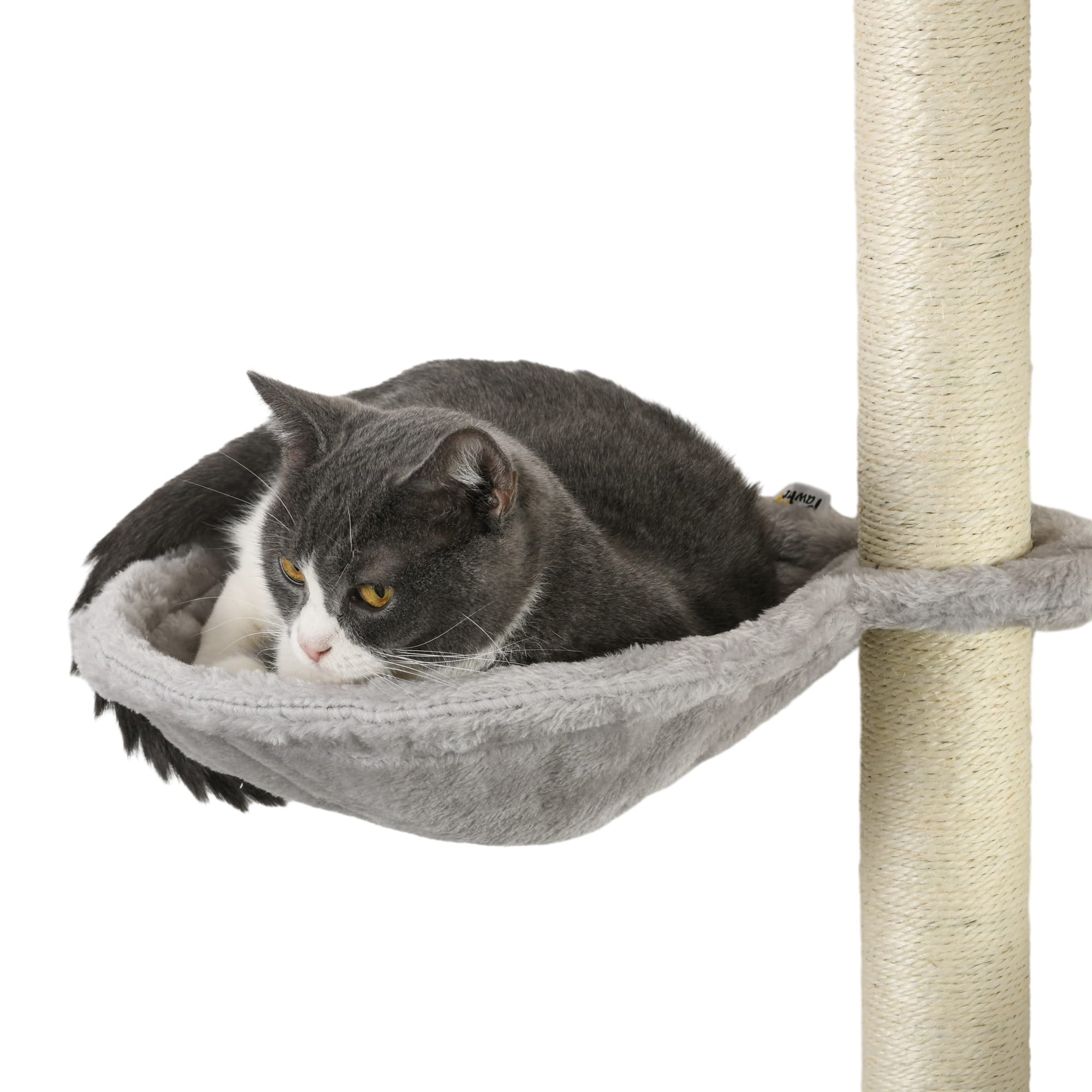 PawHut 4pcs Cat Wall Furniture with Hammock PawHut 4pcs Cat Wall Furniture with Hammock