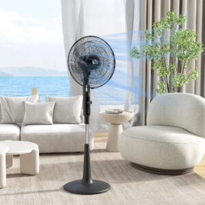 Homcom Standing Fan 12V DC w/ Oscillation