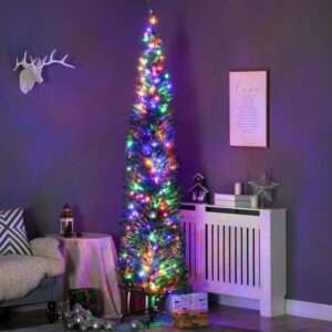 Homcom 7.5ft Artificial Christmas Tree