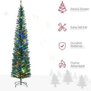 Homcom 7.5ft Artificial Christmas Tree