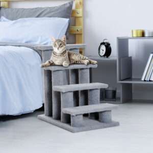 Pawhut Cat Tree Ladder Safety 4 Steps
