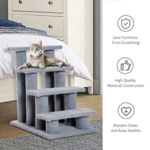 Pawhut Cat Tree Ladder Safety 4 Steps