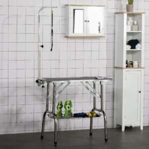 Pawhut Pet Grooming Table Adjustable Arm