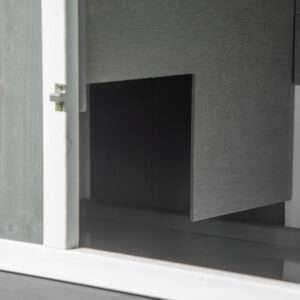 Pawhut 2-Tier Wooden Rabbit Hutch