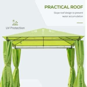 Outsunny Metal Gazebo Party Tent