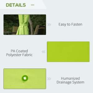 Outsunny Metal Gazebo Party Tent