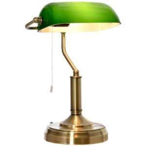 Homcom Banker's Table Lamp Desk Lamp