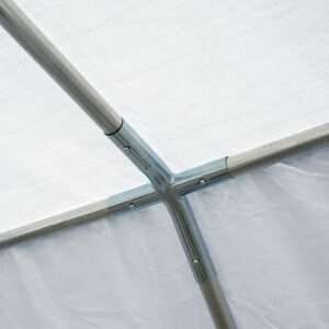 Outsunny 8m Gazebo Garden Marquee White