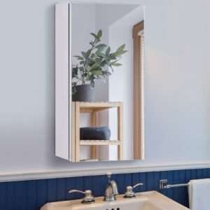 Homcom Wall-mounted mirror cabinet