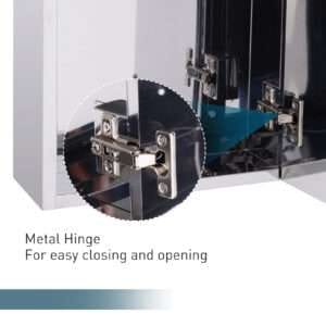 Homcom Wall-mounted mirror cabinet