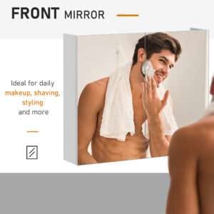 Homcom Wall Mounted Bathroom Storage