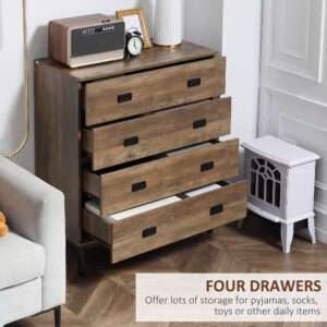Chest of Drawers 4 Drawer Unit Storage