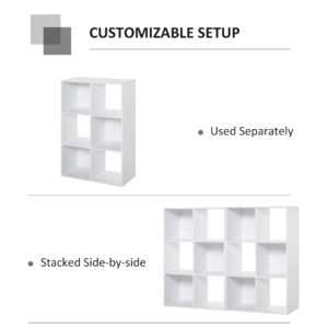 Storage Cabinet Bookcase 6 Cube