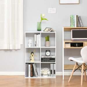 Storage Cabinet Bookcase 6 Cube