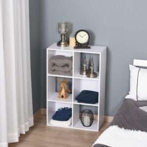Storage Cabinet Bookcase 6 Cube