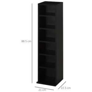 CD Media Display Shelf Unit Tower Set of 2