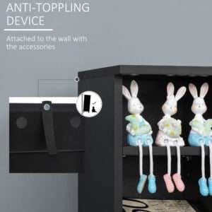 CD Media Display Shelf Unit Tower Set of 2