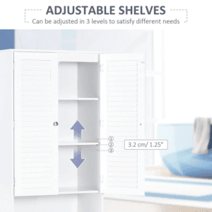 Homcom Bathroom Cabinet Freestanding