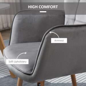 Homcom Wingback Accent Chair