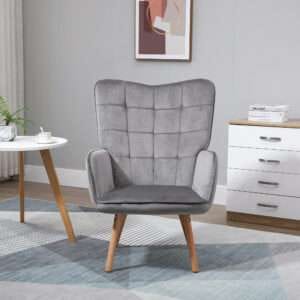 Homcom Wingback Accent Chair