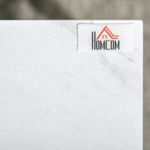 Homcom Coffee Table Set of 2 Black