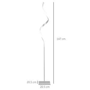 Homcom Spiral Floor Lamp w/ 3 Brightness