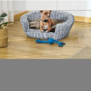 Pawhut Dog Sofa Bed Elevated Wicker