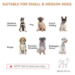 Pawhut Adjustable Wooden Pet Gate