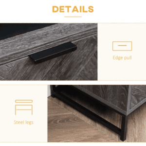 Bedside Table w/ Drawer & Shelf