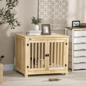 Wooden Dog Crate Furniture w/ Doors