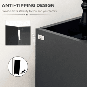 Modern Shoe Cupboard w/ Open Compartment