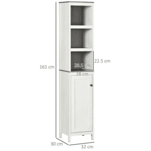 Tall Bathroom Storage Cabinet Linen Tower