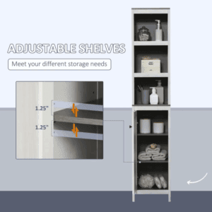 Tall Bathroom Storage Cabinet Linen Tower