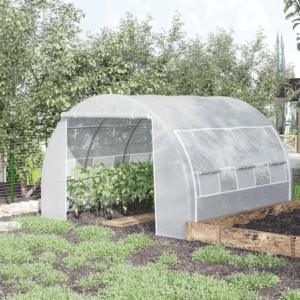 Outsunny Polytunnel Greenhouse Steel