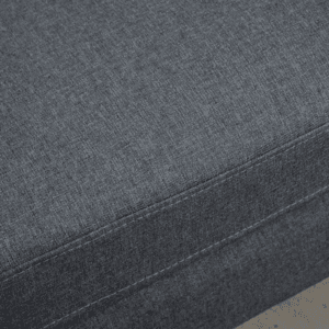 HOMCOM Curved 2 Seat Sofa Linen