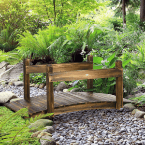 Outsunny 5ft Wooden Garden Bridge