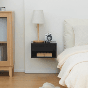 Homcom Floating Bedside Table Set of 2