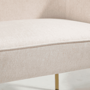 Homcom Fabric Armchair w/ Metal Legs