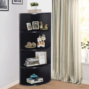 Homcom Corner Shelf Unit 4 Tier Wood
