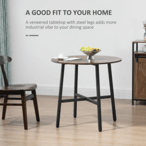 Homcom Round Dining Table 80cm