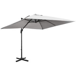 Outsunny Cantilever Parasol 2.7 x 2.7m Grey