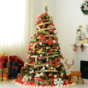 Homcom 6ft Christmas Tree Artificial Spruce