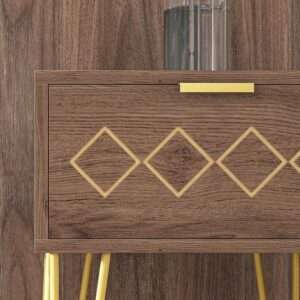 Homcom Bedside Table with Drawer