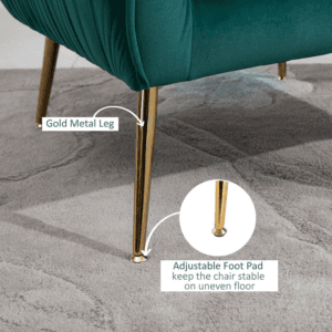 Homcom Armchair Upholstered Flocking