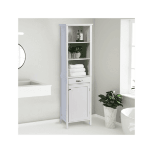 Greenhurst Tall Storage Cabinet White